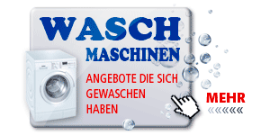 Waschmaschinen - Angeboet die sich gewaschen haben